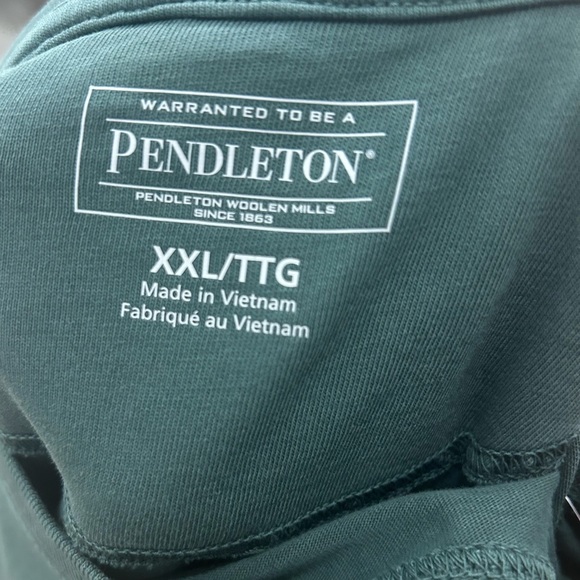 Pendleton Long Sleeve Green Tee Shirt Size XXL - Picture 4 of 4